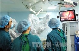Việt Nam lần đầu tiên sử dụng robot phẫu thuật ung thư gan 